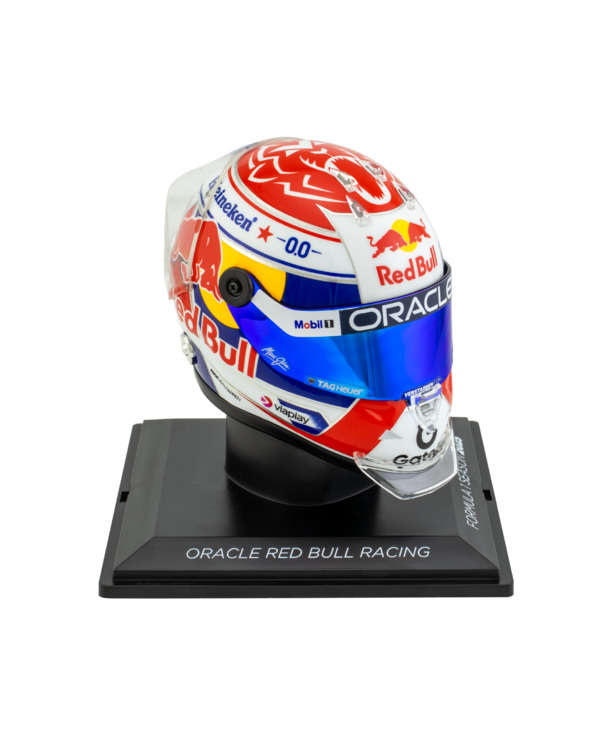 1:4 - 2025 Seizoenshelm - Max Verstappen - Red Bull Racing