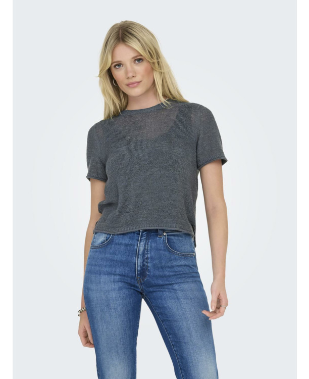 Regular Fit O-Neck Short Sleeves (S/S) Gebreide top