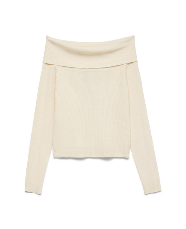 Rib Fit Off Shoulder Long Sleeves (L/S)