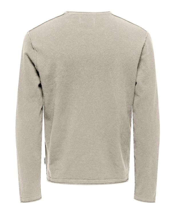 Relaxed Fit Crew Neck Lange Mouwen (L/M) Heren