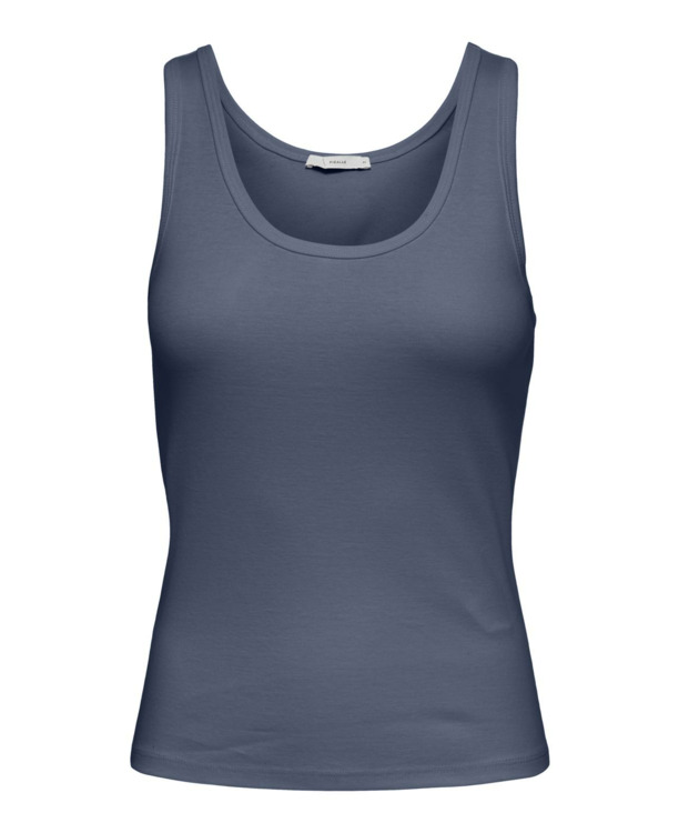 Regular Fit O-Neck Sleeveless (S/L) Comfortabele regular fit basic tanktop met o-hals