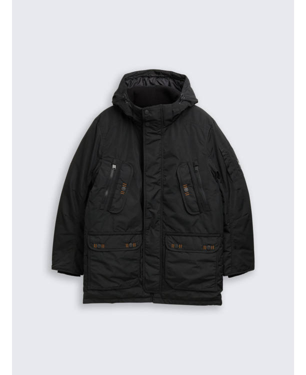 Parka met afneembare capuchon