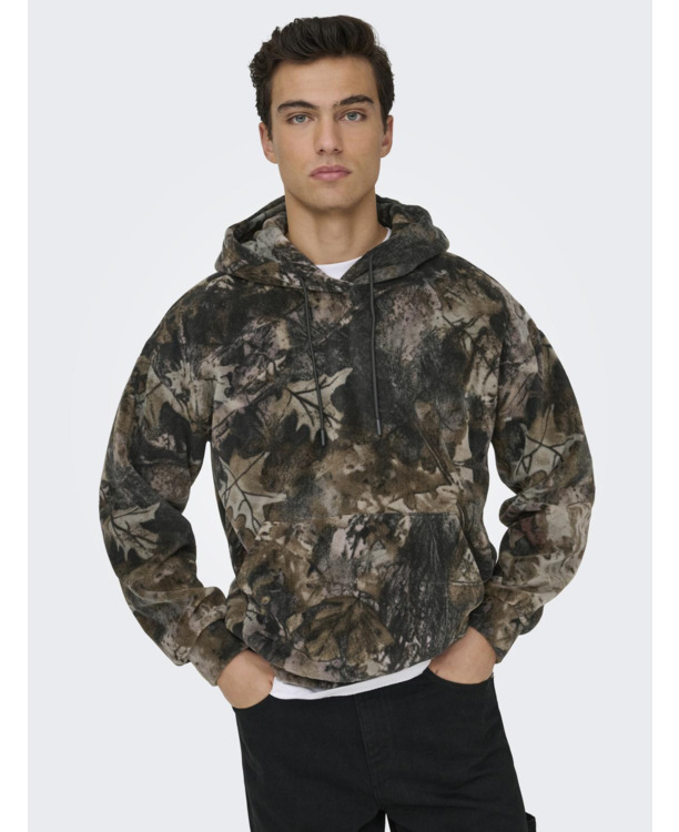 Oversize Fit Hoodie Lange Mouwen (L/M) Heren