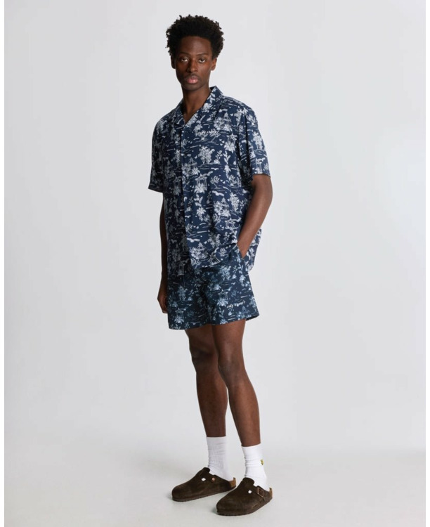 Botanical Garden Print Resort Shirt