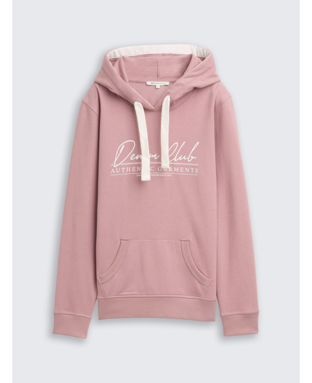 Hoodie met logo-opdruk
