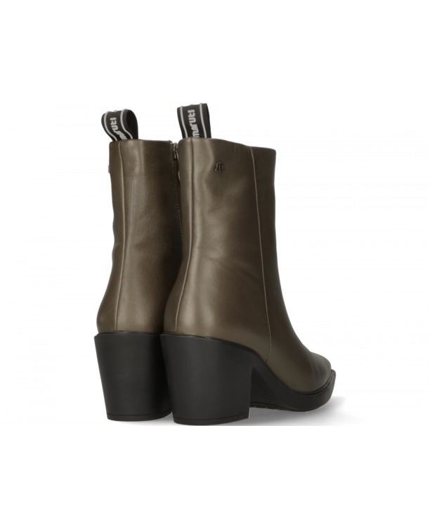 Gisele Enkellaarsjes op hak Metallic