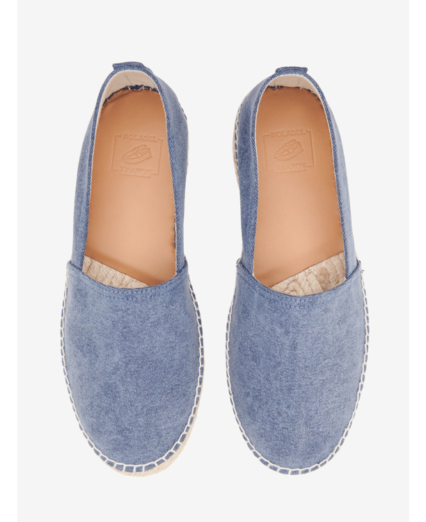 No Label x Abarca Katoenen Espadrilles Heren