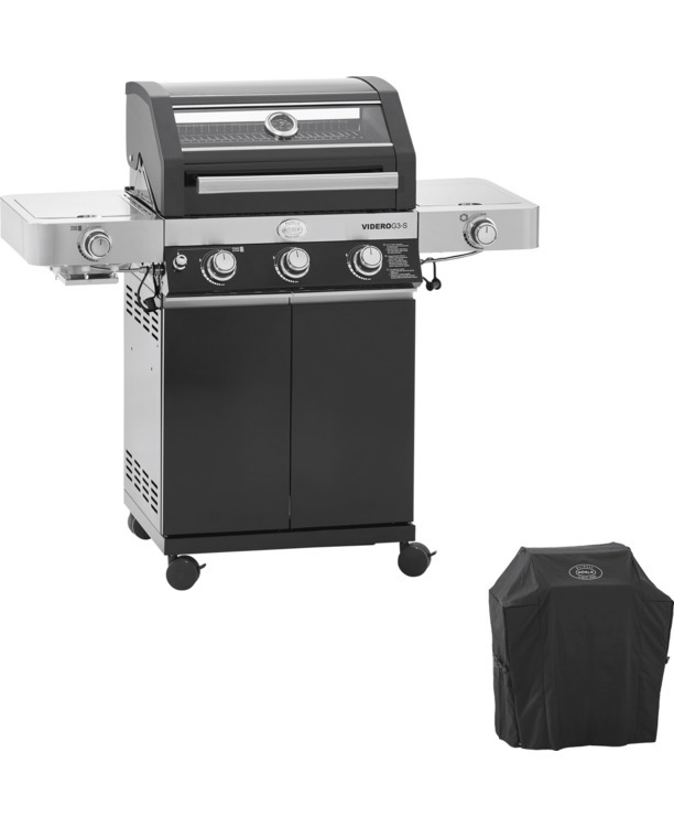 Gasbarbecue BBQ-Station Videro G3-S Vario+ inkl. Abdeckhaubev30 mbr