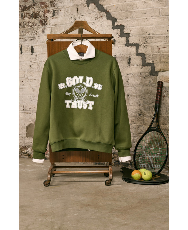 The Tennis Sweater Green Unisex