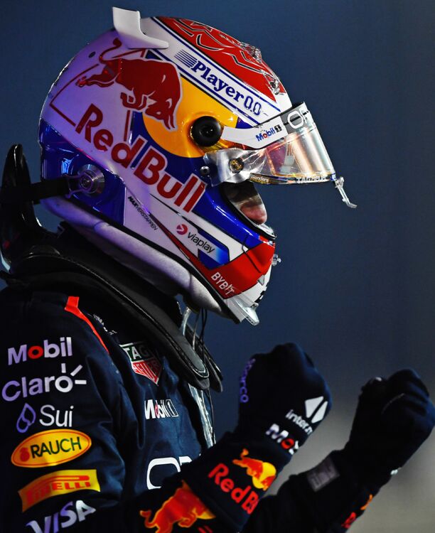 1:2 - 2024 Seizoenshelm - Max Verstappen - Red Bull Racing