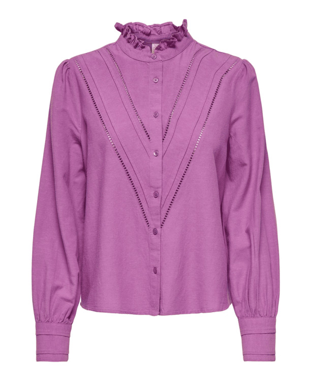 ONLAMAYA LS  DETAIL TOP WVN CS