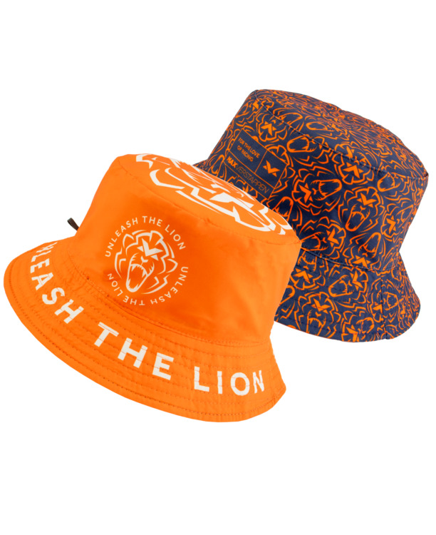 Orange Lion Reversible Bucket Hat - Unleash The Lion