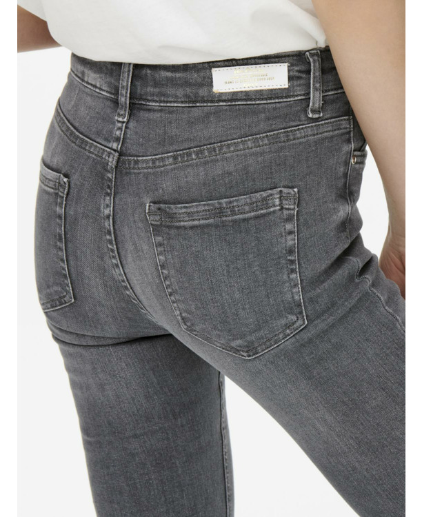 Flared Fit Jeans met hoge taille met wijd uitlopende pasvorm en ritssluiting