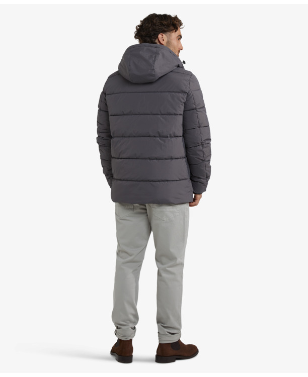 Hooded Bomber Jacket 100% Polyester Heren