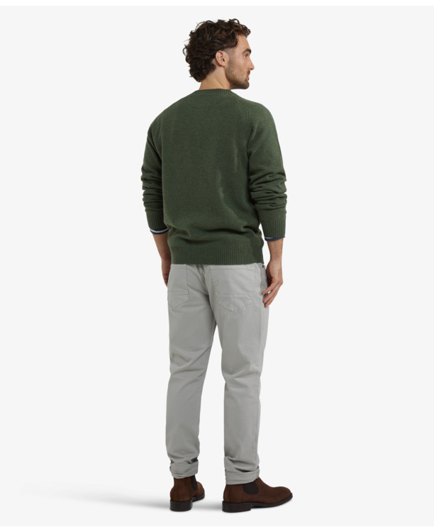 Lambswool Crew Neck sweater 100% Lambswool Heren