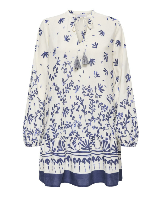 Regular Fit V-Neck Long Sleeves (L/S) Essentiële herfstjurk met V-hals met lange mouwen en normale pasvorm - Verhoog je stijl