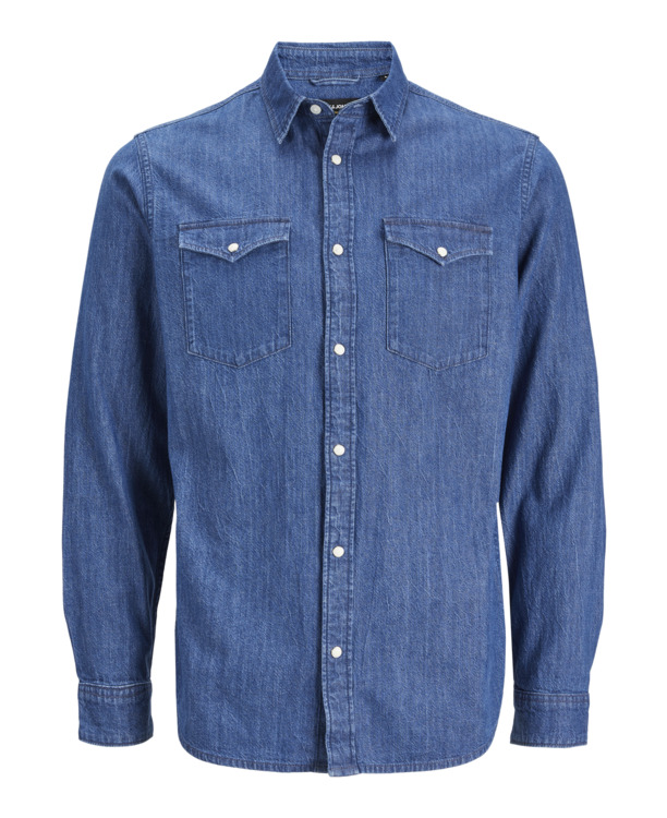 Slim Fit Denim overhemd (L/S)