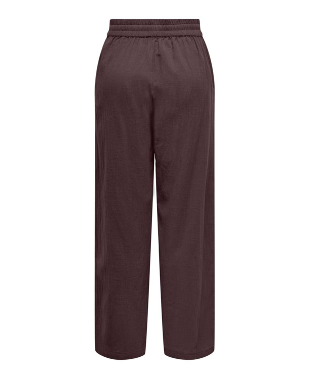 Regular Fit Basic elastische taillebroek met zijzakken