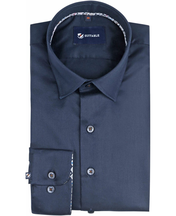 Suitable Overhemd Navy 270-5