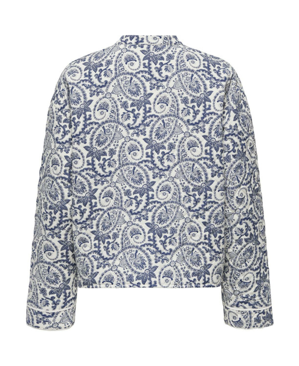 O-Neck Long Sleeves (L/S) Gewatteerd kort jasje