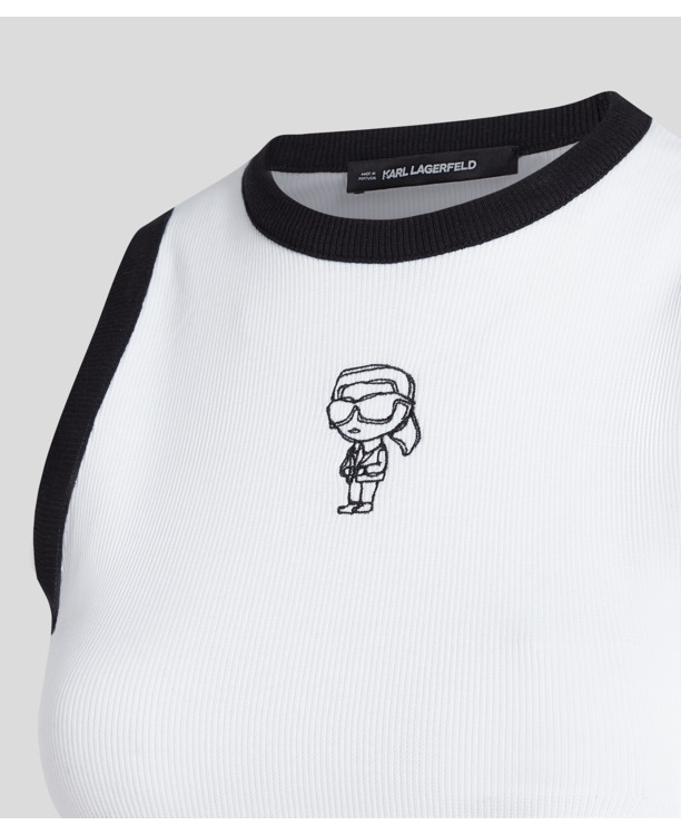 IKON SKETCH EMB RIB TANK TOP