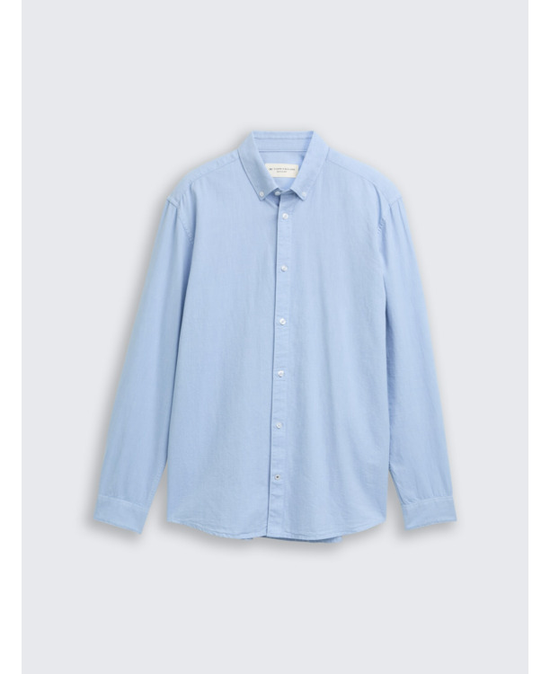 Regular fit katoenen Oxford overshirt