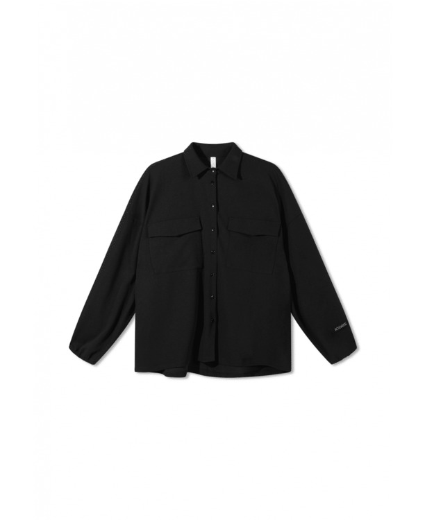 10DAYS Dames overshirt crepe top polyester elastaan