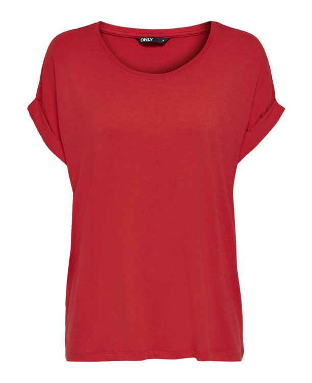 Regular Fit O-Neck Short Sleeves (S/S) Regular fit top met ronde hals en korte mouwen