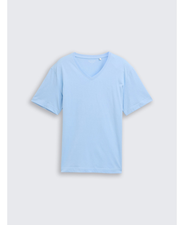 Basic T-shirt met V-hals