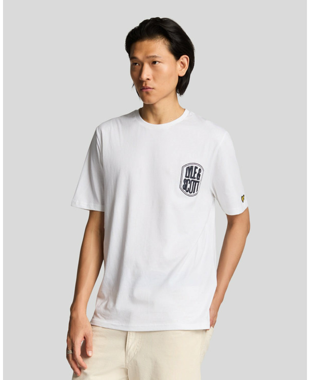 Embroidered Badge Graphic T-shirt