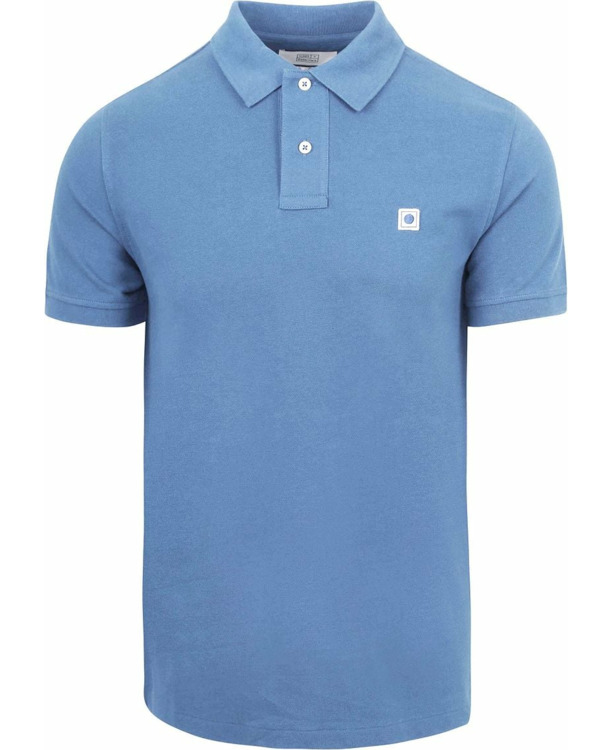 King Essentials The Rene Poloshirt Mid Blauw