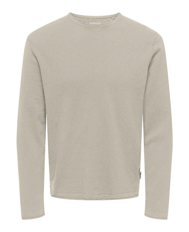 Relaxed Fit Crew Neck Lange Mouwen (L/M) Heren