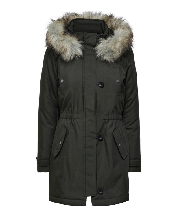 Hood w. Detachable synthetic fur edge Long Sleeves (L/S)