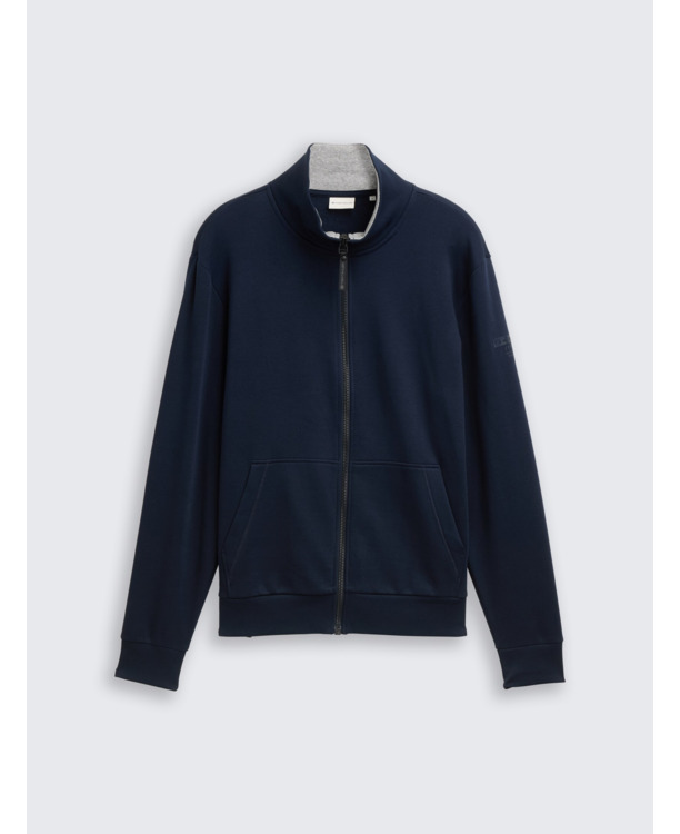 Sweatshirt met opstaande kraag