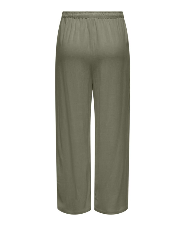 Straight Fit Straight fit basic broek met middelhoge taille