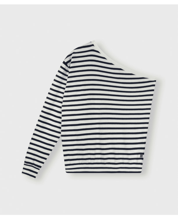 one shoulder knit top