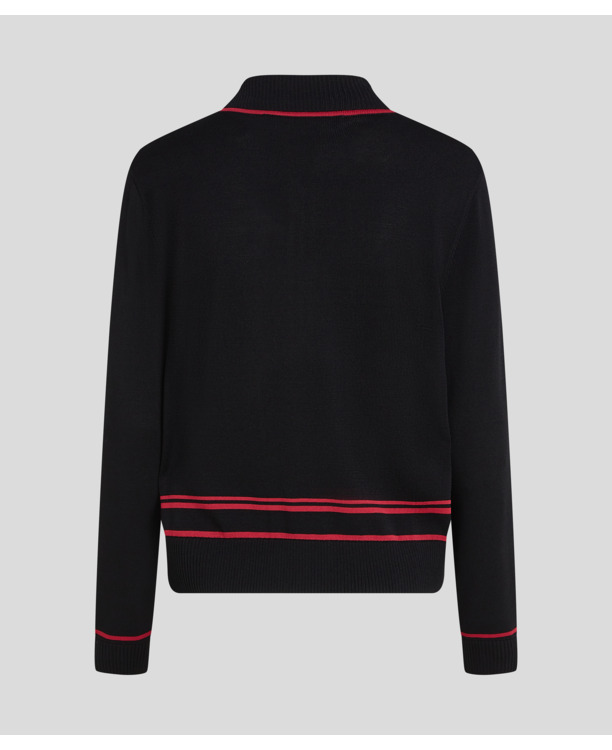SIGNATURE ZIP UP CARDIGAN
