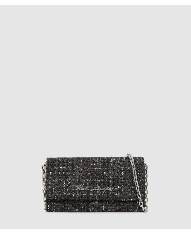 K/KURL BOUCLE WALLET ON CHAIN