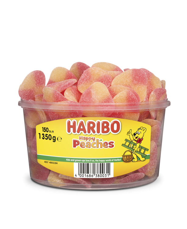 Haribo Happy Peaches 150 stuks
