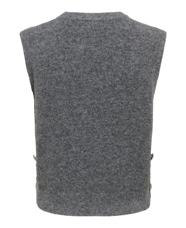 Regular Fit O-Neck Sleeveless (S/L) Mouwloos Herfst Winter Regular Fit Gebreid Vest