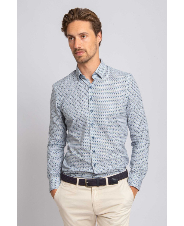 Suitable Overhemd Dia Mosa Blauw