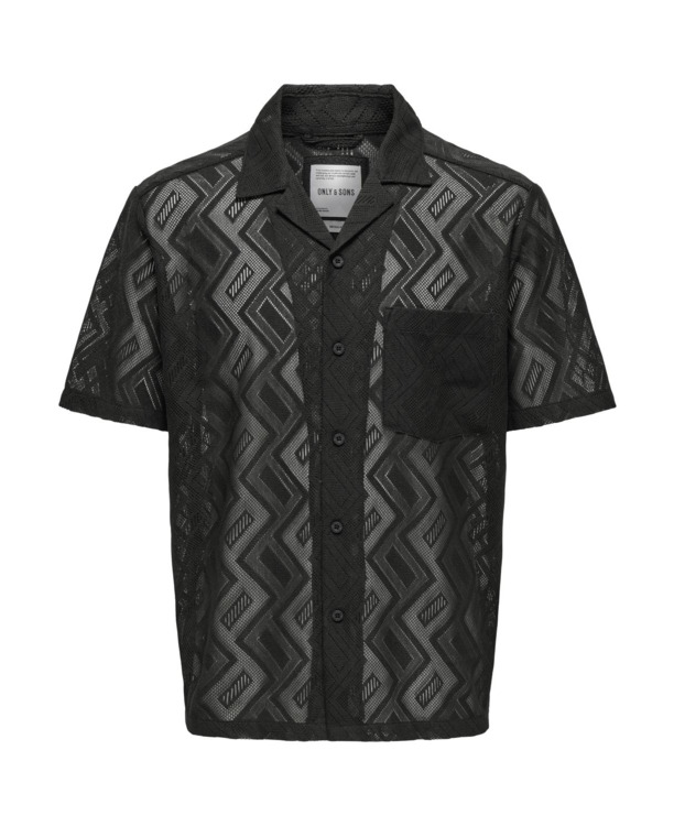 Regular Fit Resort Kraag Korte Mouwen (K/M) Heren