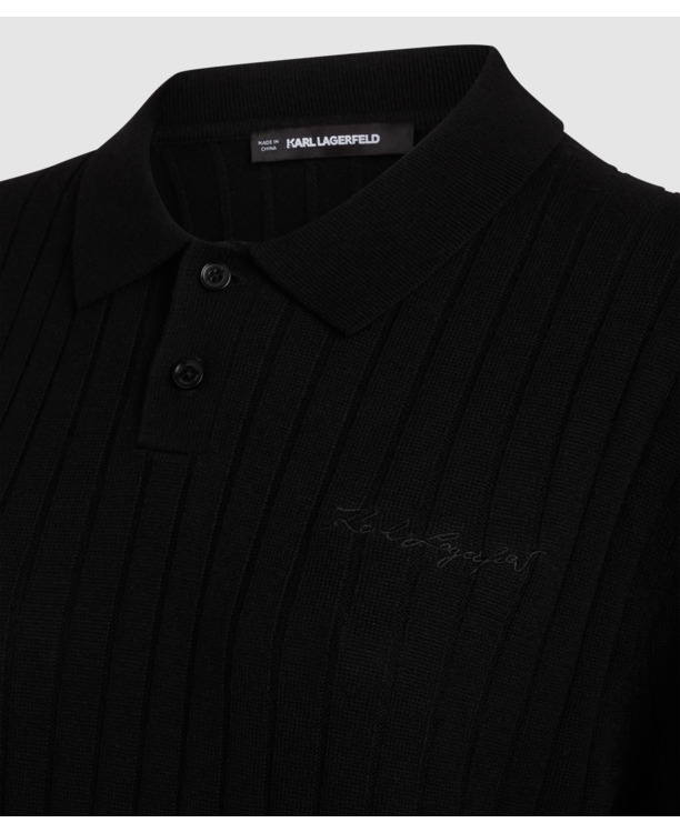 FINE KNIT POLO