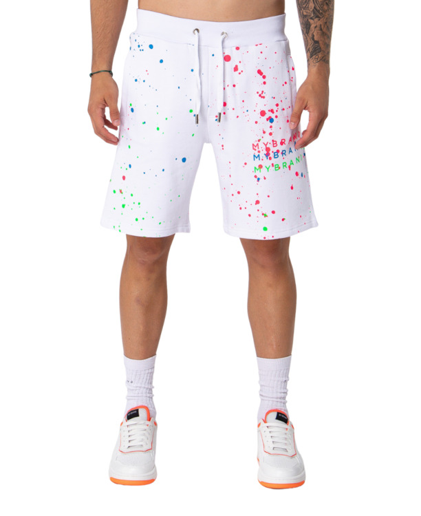 NEON PAINT SPLASH MB SHORTS