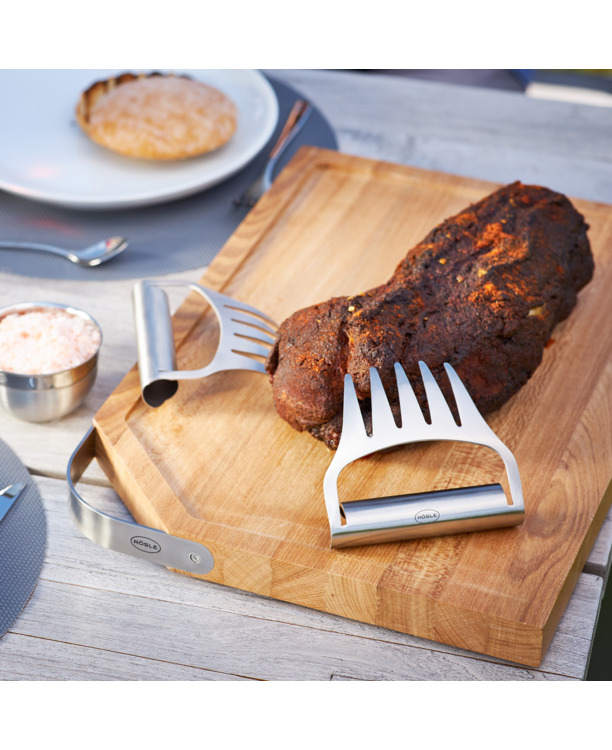 Pulled-pork forks Stainless steel 2-delig