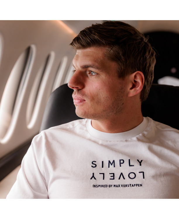 MV T-Shirt - Wit - Simply Lovely - Max Verstappen