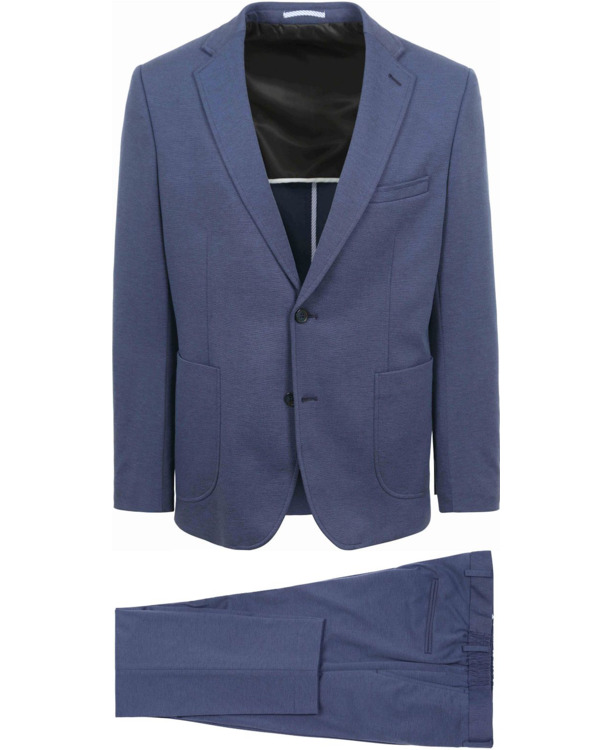 Suitable Jersey Suit Kobaltblauw
