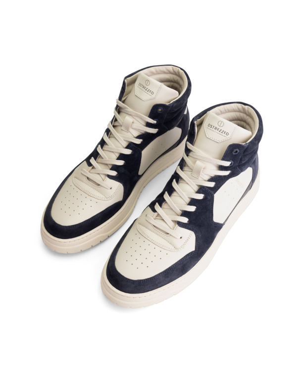 Dstrezzed Heren Hoge Basket Sneakers Zwart