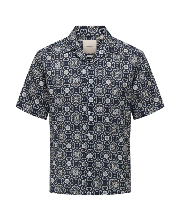 Regular Fit Resort Kraag Korte Mouwen (K/M) Heren