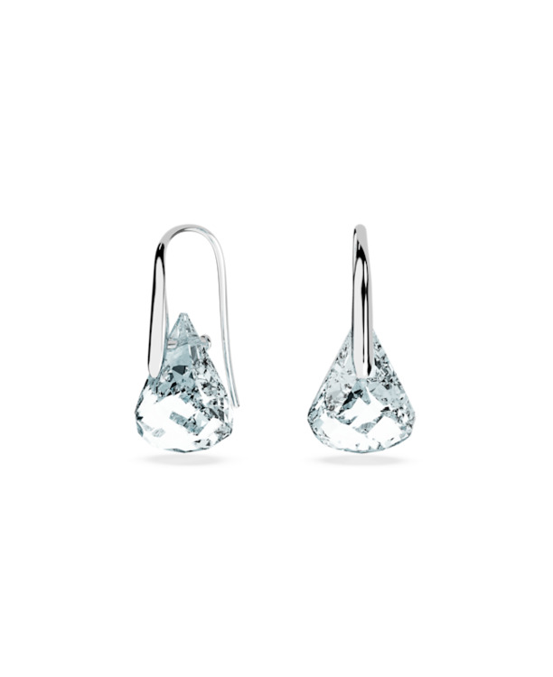 Lunar Pierced Earrings OU Rhodium shiny Light Azore Moonlight 2x